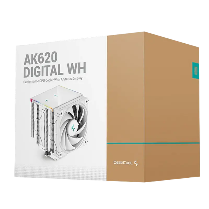 Кулер для процессора Deepcool AK620 DIGITAL WH 120 мм