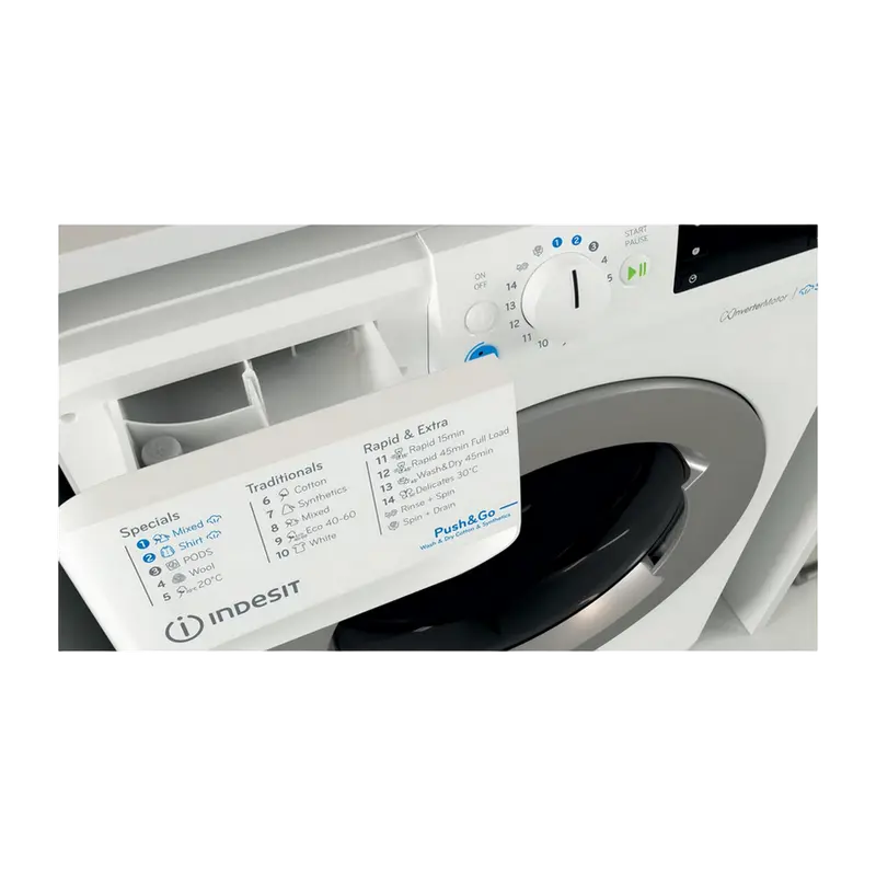 Стирально-сушильная машина Indesit BDE 76435 WSV EE Белый