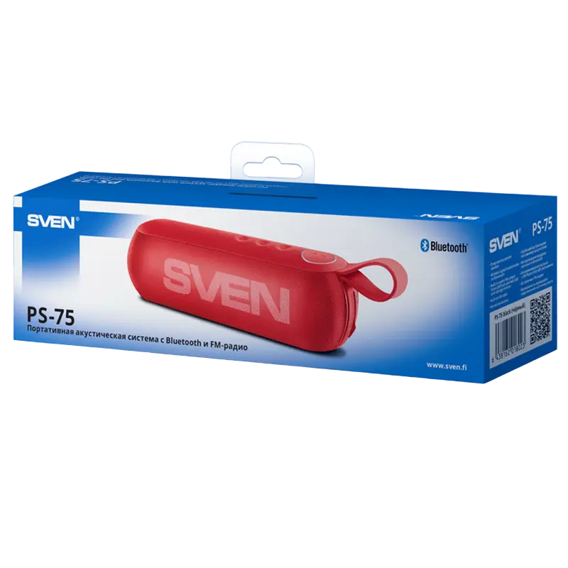 Портативная колонка SVEN PS-75 Красный