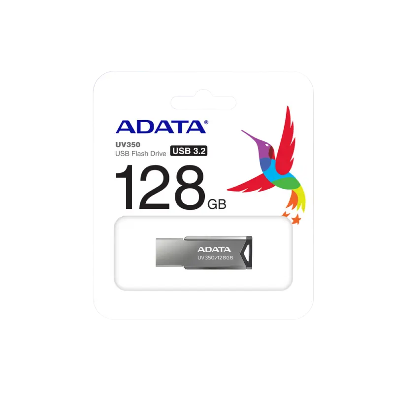 Memorie USB ADATA UV350 128GB Argintiu