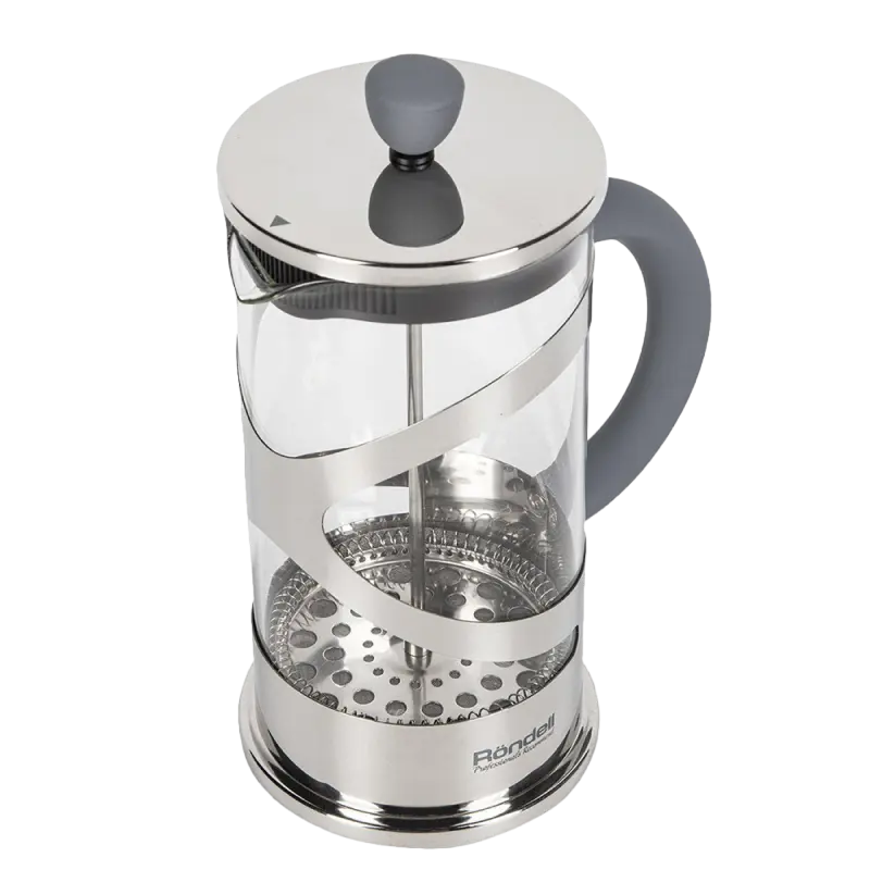 Френч-пресс Rondell Crystal Crystal Grey Серебристый