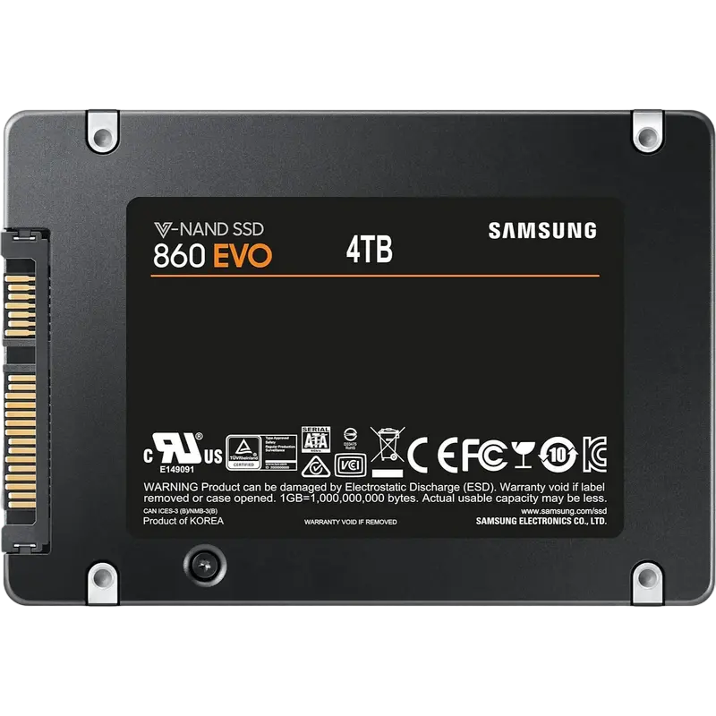 Unitate SSD Samsung 860 EVO EVO 860 4000GB