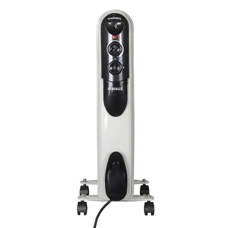 Масляный радиатор Eurolux ОМПТ-7Н 1500 Вт Белый