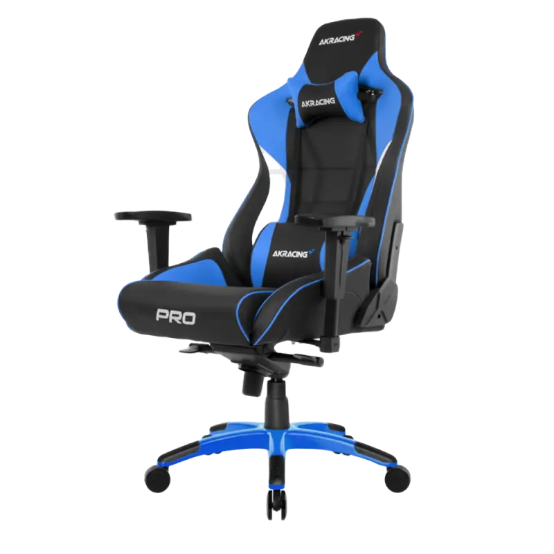 Scaun Gaming AKRacing MASTERS Pro PU Piele Albastru