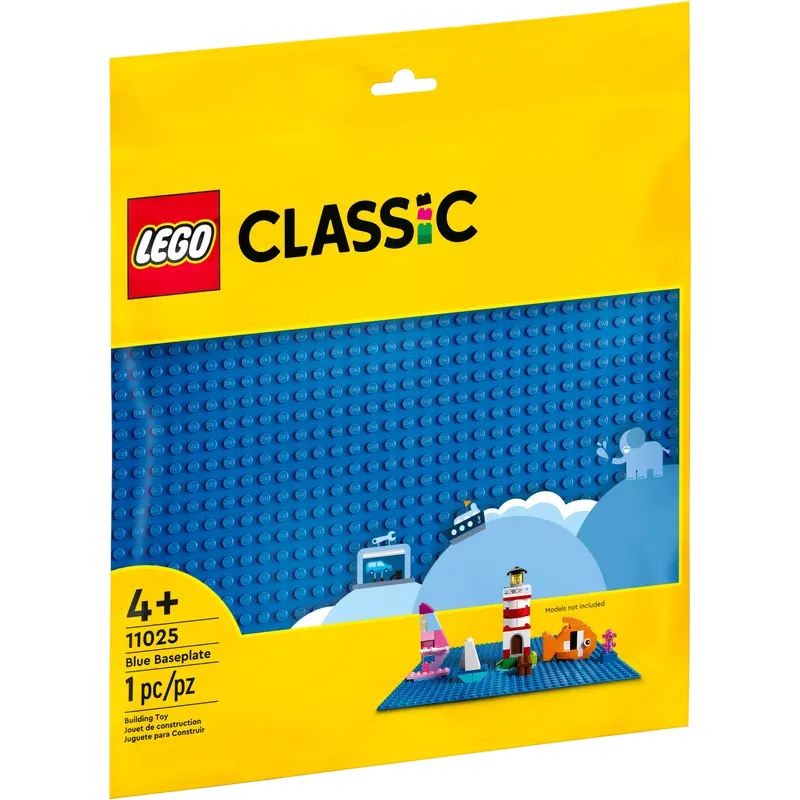 Конструктор LEGO Blue Baseplate Синий