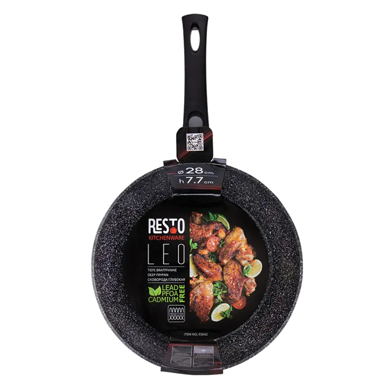 Сковорода глубокая RESTO Leo LEO Чёрный