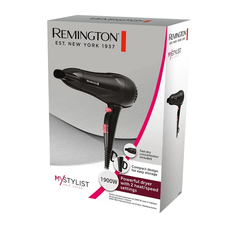 Фен Remington MyStylist Чёрный