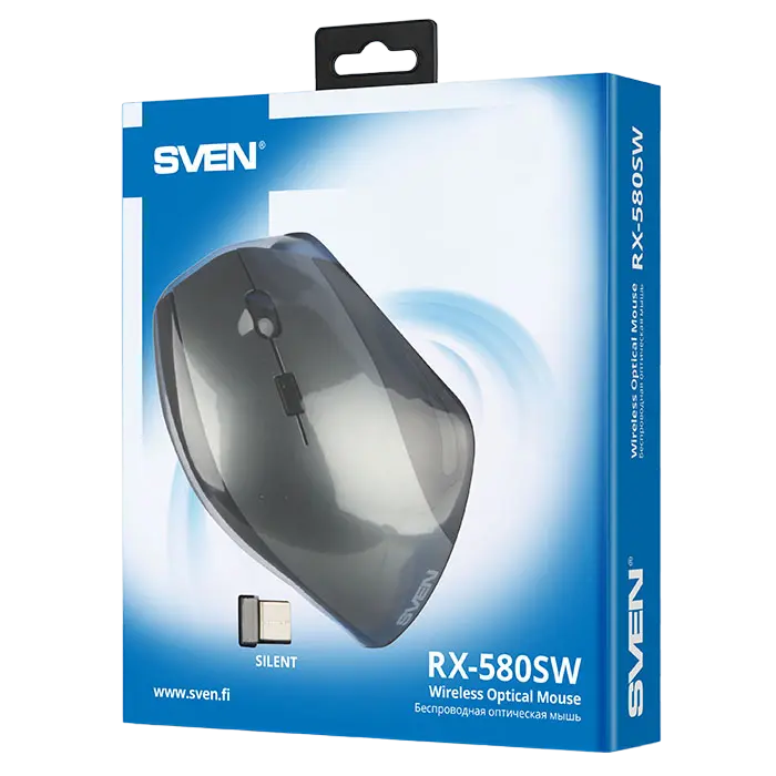 Беcпроводная мышь SVEN RX-580SW Беспроводное Серый