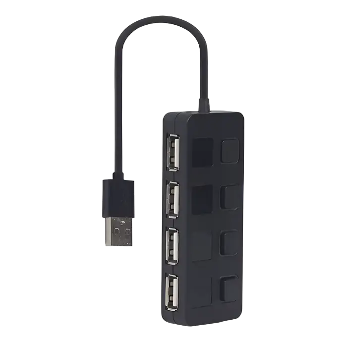 USB-концентратор Gembird UHB-U2P4-05 Черный
