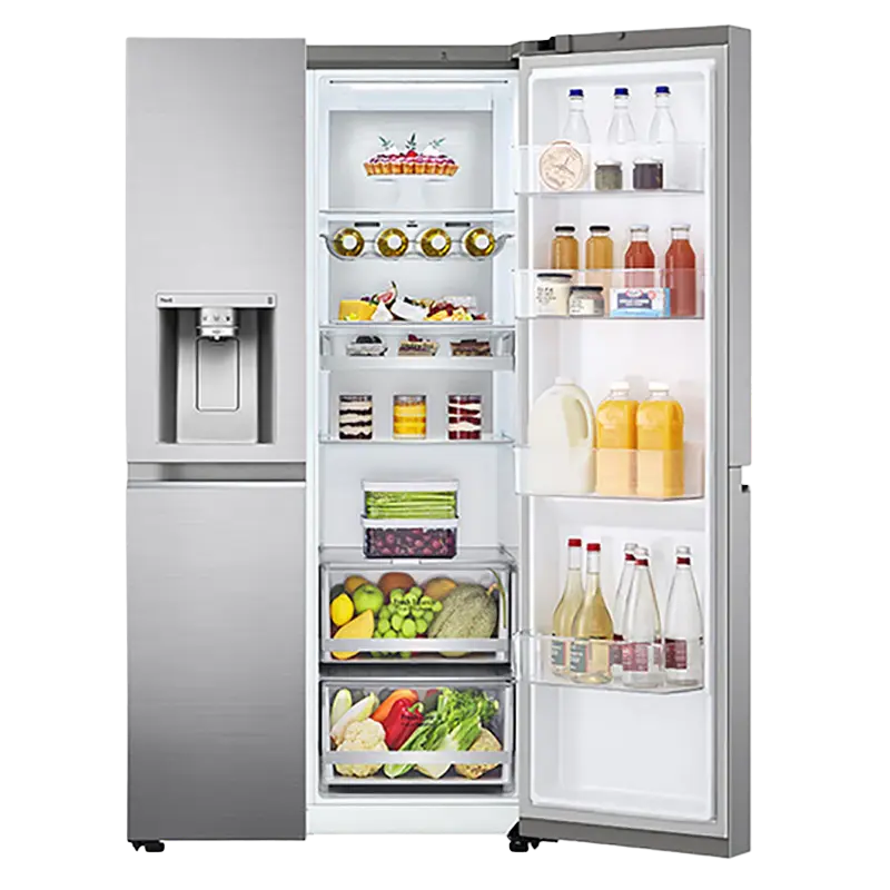 Холодильник LG GSJV90PZAE Серебристый