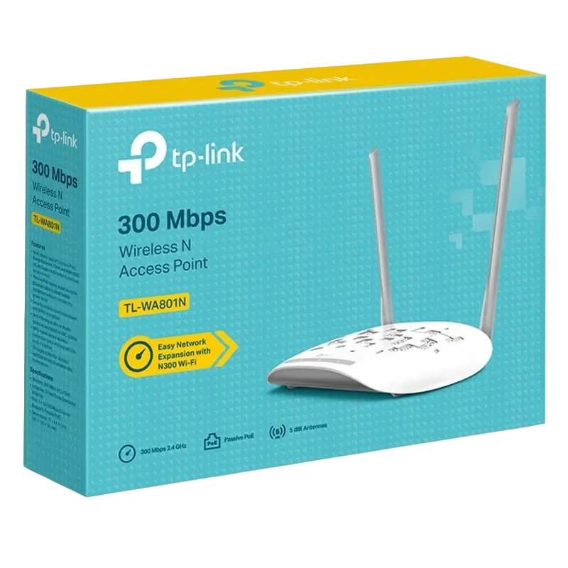 Беспроводная точка доступа TP-LINK TL-WA801N Белый