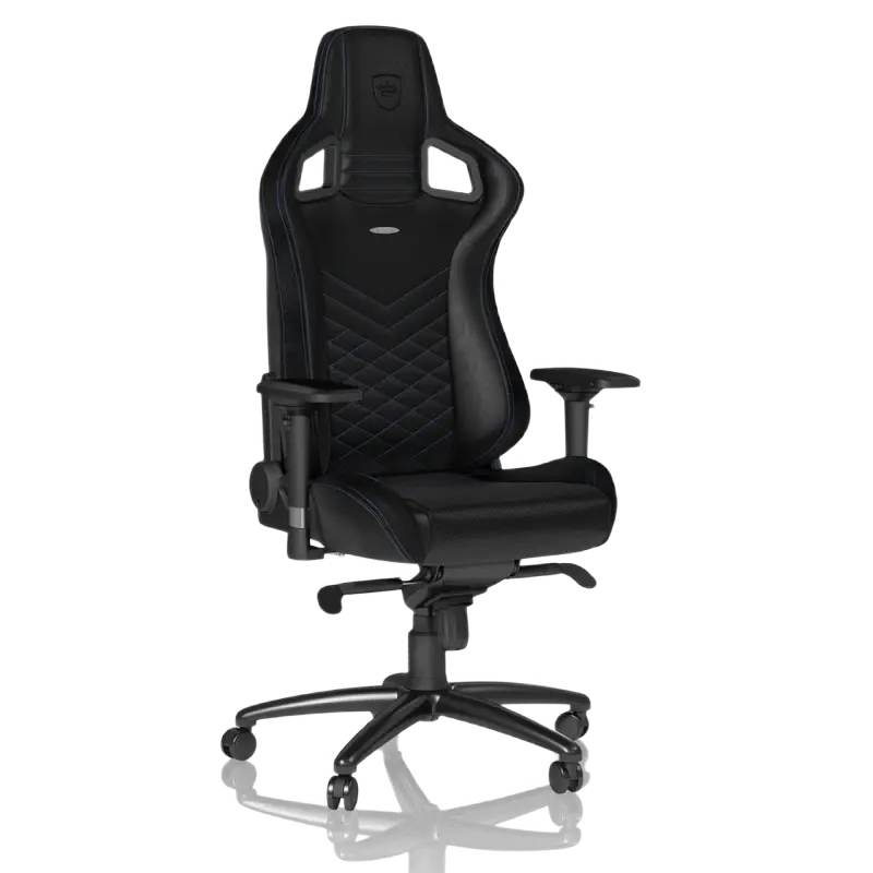 Игровое кресло Noblechairs Epic Искусственная кожа Черный/Синий