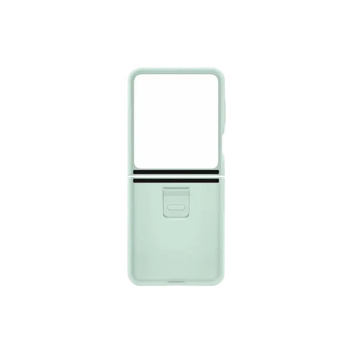 Husă Samsung Galaxy Z Flip 5 Silicone Case with Ring Verde oceanic