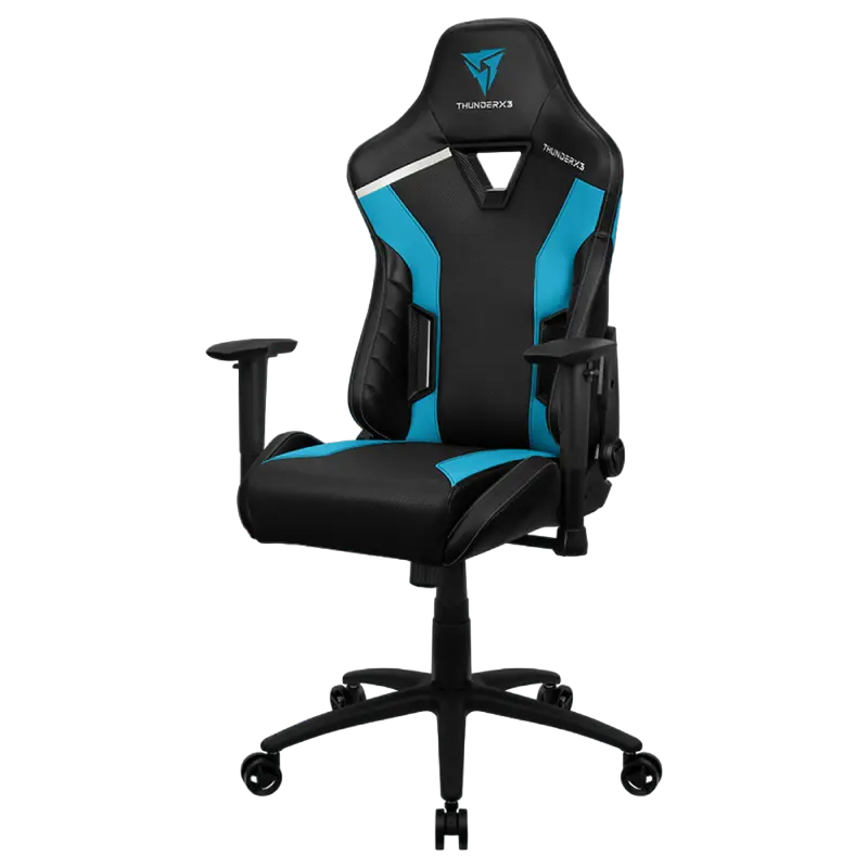 Игровое кресло ThunderX3 TC3 Искусственная кожа Черный/Синий