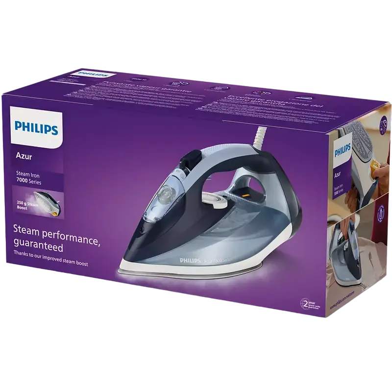 Утюг Philips Azur 7000 series Голубой
