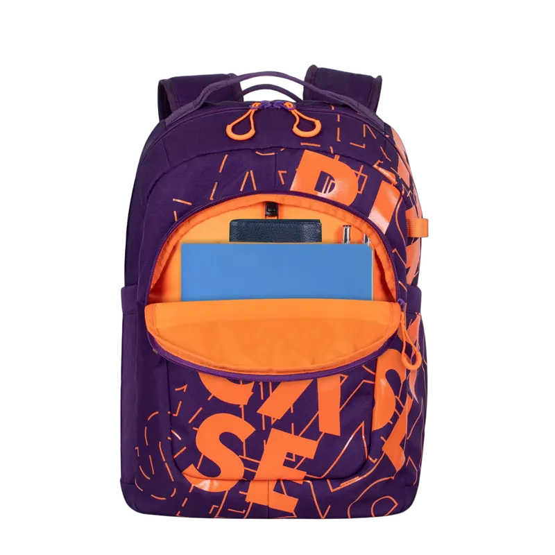 Повседневный рюкзак Rivacase Heide Фиолетовый/Оранжевый