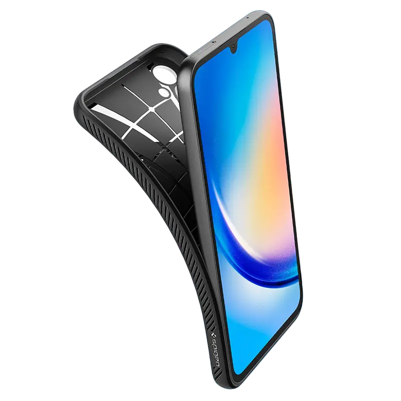 Чехол Spigen Samsung Galaxy A34 Liquid Air Liquid Air Матовый черный