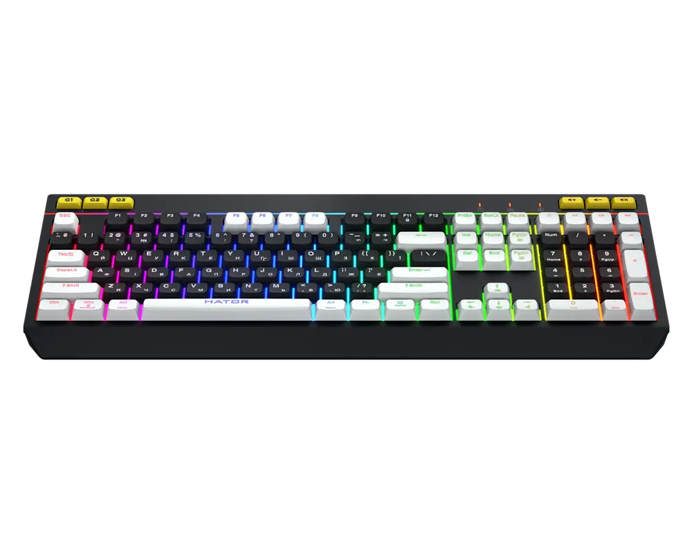 Tastatură HATOR Icefall Membrană Negru