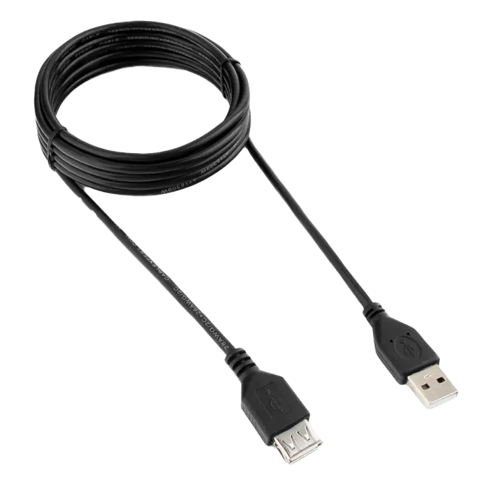 Cablu prelungitor Cablexpert CCP-USB2-AMAF-10 Negru