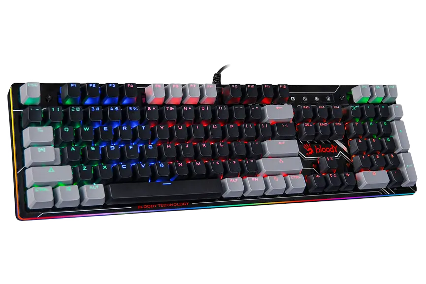 Клавиатура Bloody B808N Механический Черный
