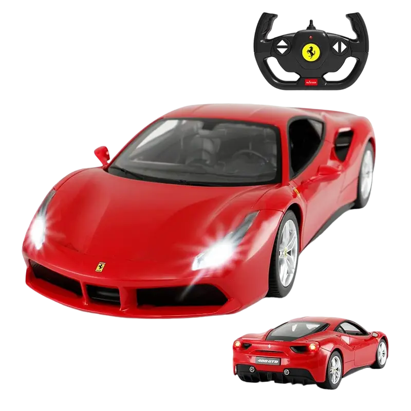 Радиоуправляемая игрушка Rastar Ferrari 488 GTB & VR Glasses Красный