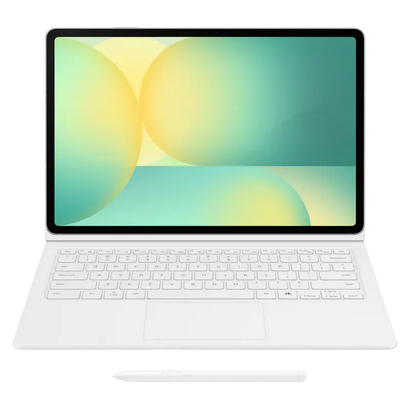 Чехол-клавиатура Samsung Galaxy Tab S10 FE+ Book Cover Keyboard 13.1" Белый