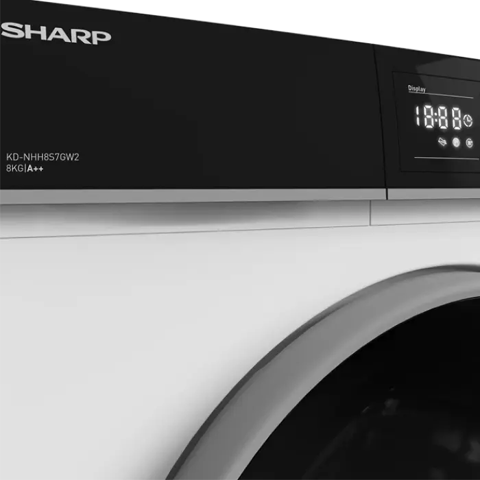 Сушильная машина Sharp KDNHH8S7GW2EE Белый