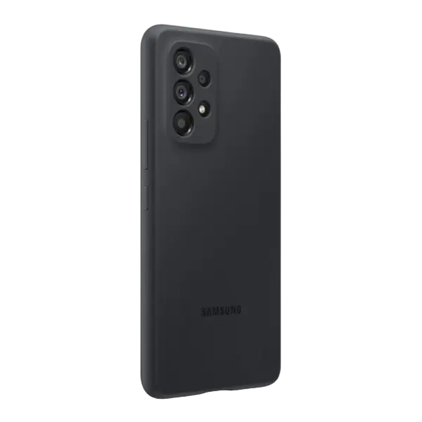 Чехол Samsung Galaxy A73 Silicone Case Силиконовый Чехол Чёрный