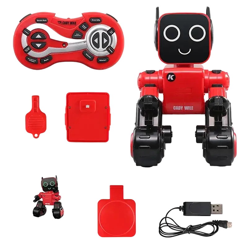 Jucărie cu telecomandă JJRC Robot R4 Roșu