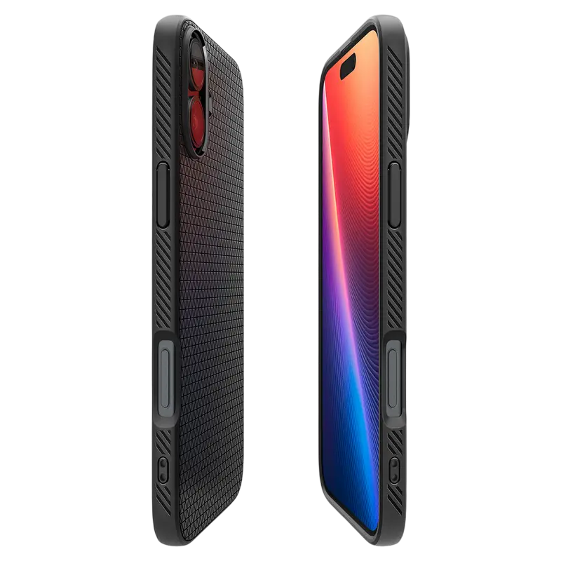 Чехол Spigen Apple iPhone 16 Plus Liquid Air Liquid Air Матовый черный