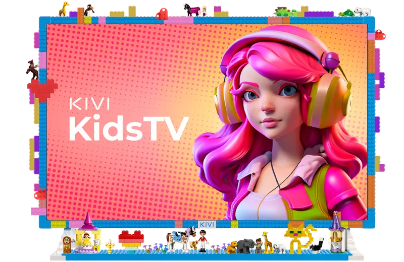 32" LED SMART TV KIVI KidsTV Albastru