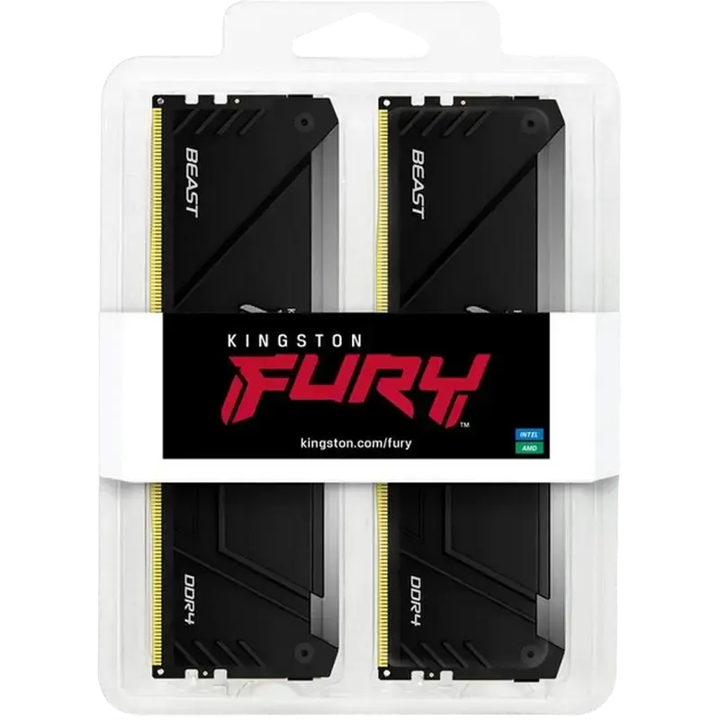 Memorie RAM Kingston FURY Beast RGB FURY Beast RGB 16GB Negru