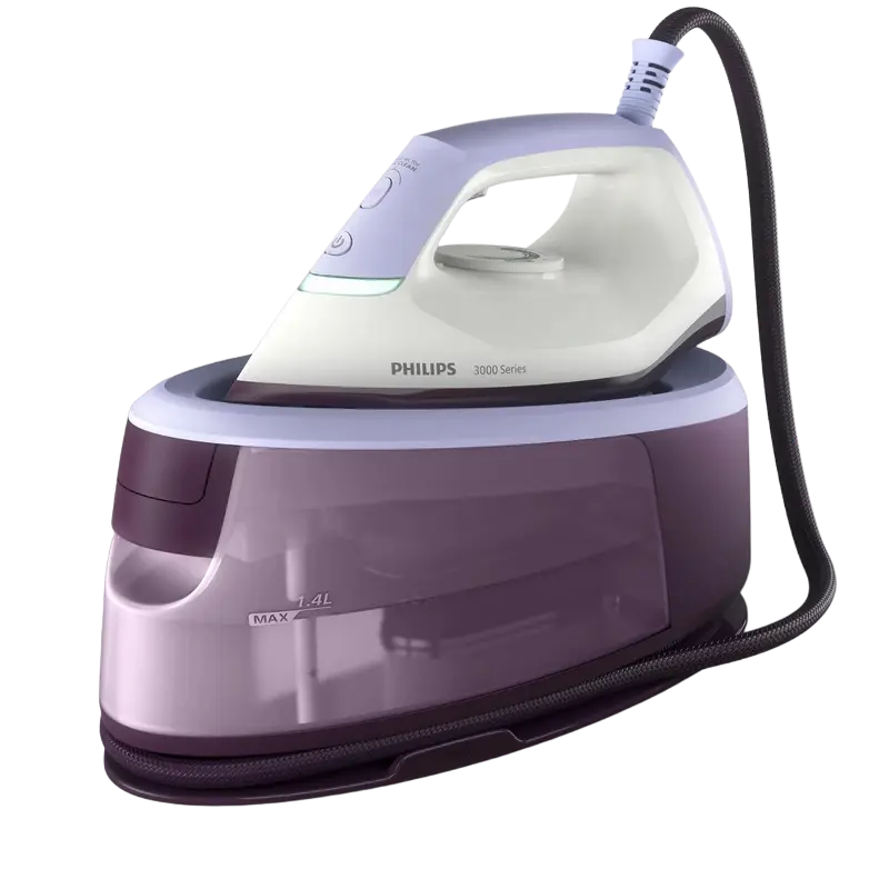 Утюг с парогенератором Philips PSG3000/30 Белый | Фиолетовый