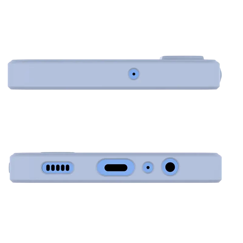 Husă Xcover Samsung Galaxy A25 Soft Touch Microfiber Soft Touch Series Albastru deschis