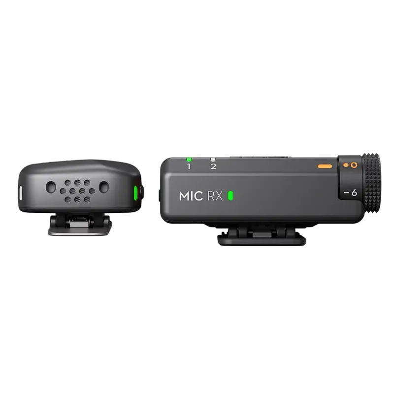 Портативный записывающий микрофон DJI Mic Mini (1 TX + 1 RX) Беспроводной Черный
