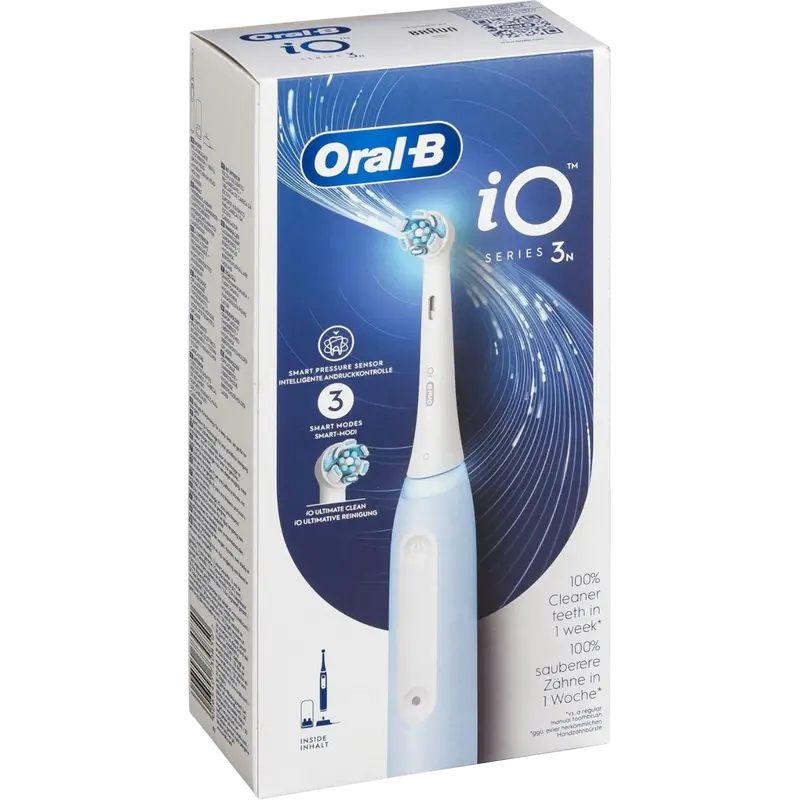 Periuță de dinți electrică Pentru adulți Braun Oral-B iO3 Albastru