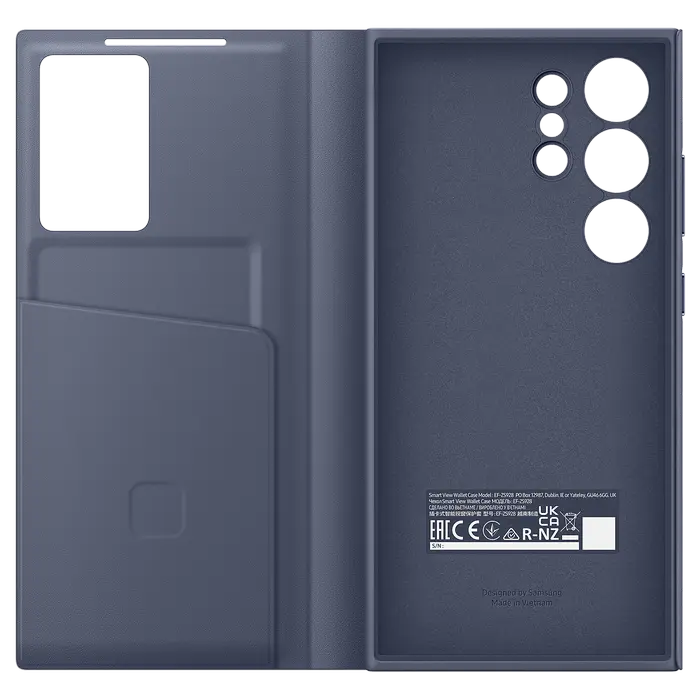 Husă tip carte Samsung Galaxy S24 Ultra Smart View Wallet Smart View Wallet Violet