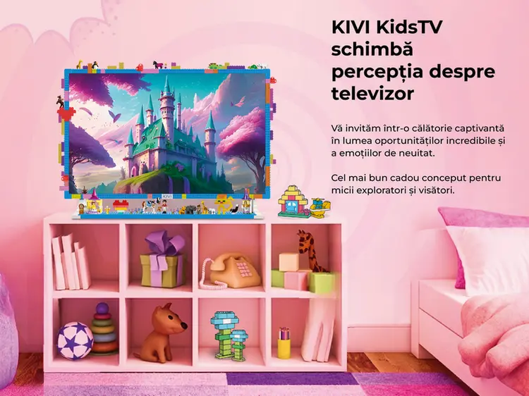 32" LED SMART TV KIVI KidsTV Albastru