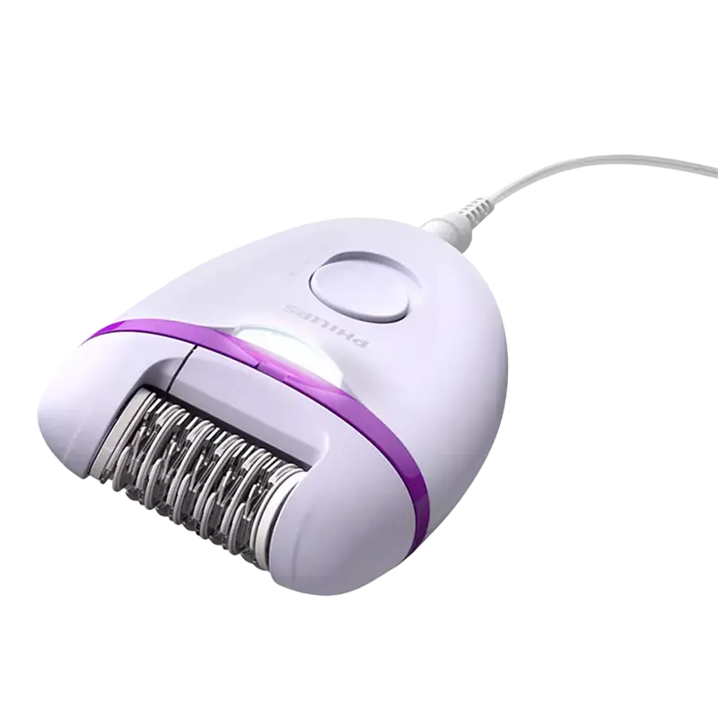 Эпилятор Philips Satinelle Essential Белый | Фиолетовый