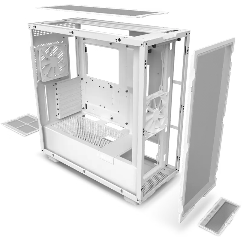 Carcasă PC NZXT H7 Flow Midi-Tower Alb