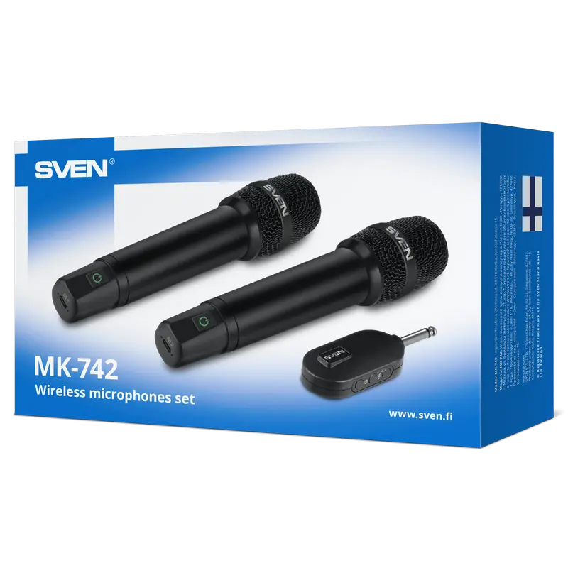 Караоке микрофон SVEN MK-742 Беспроводной Черный