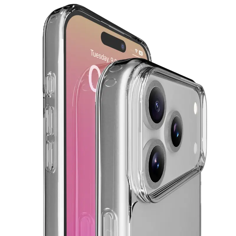 Чехол Cellularline Apple iPhone 17 Pro Clear Duo Case Clear Strong Прозрачный