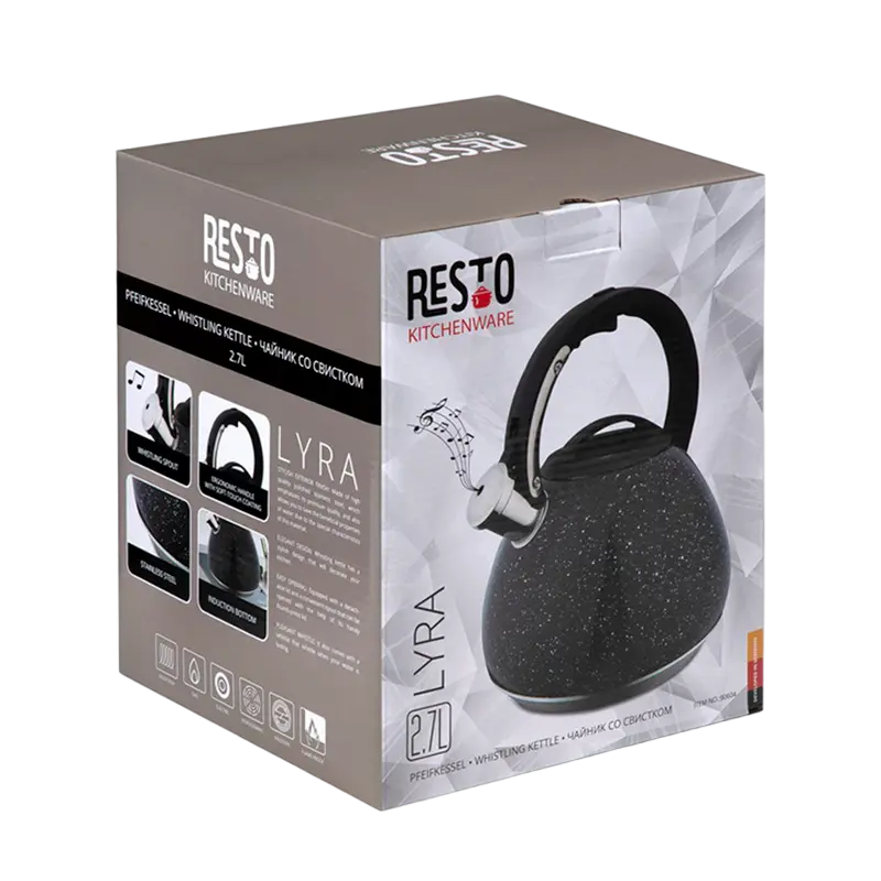 Чайник RESTO LYRA LYRA Черный