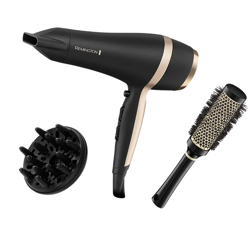 Фен Remington Salon Smooth Черный | Золотистый