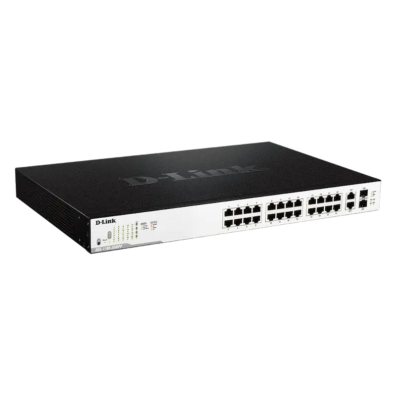 PoE коммутатор D-Link DGS-1100-26MPP Черный