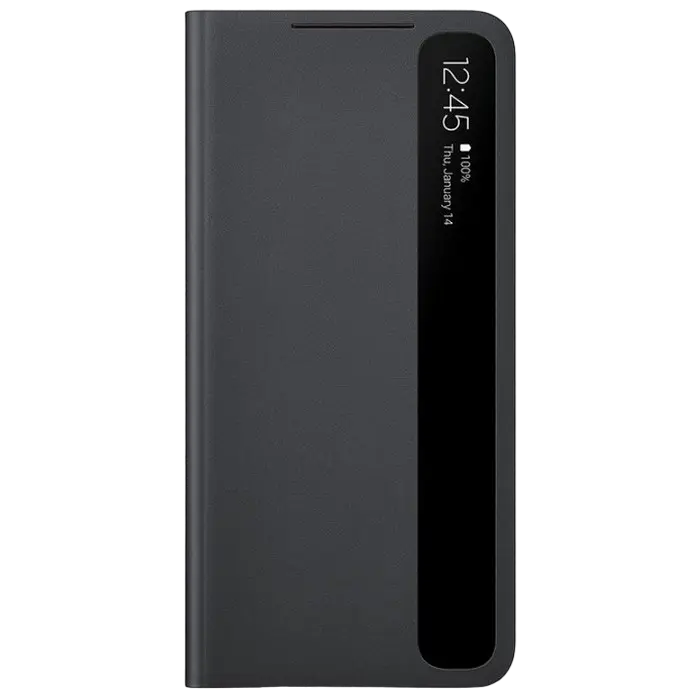 Чехол книжка Samsung Galaxy S21+ Smart Clear View Cover Чёрный