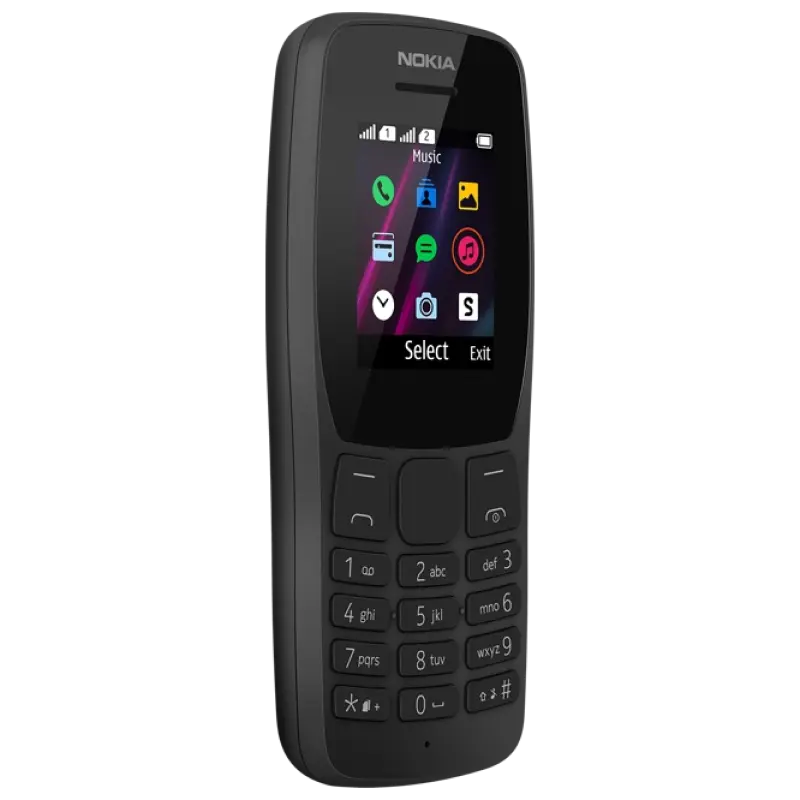 Мобильный телефон Кнопочный Nokia 110 Чёрный