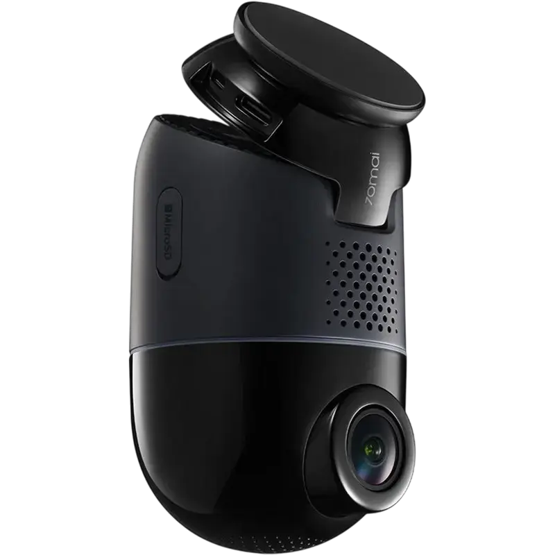 Комплект видеорегистраторов передней и задней панели автомобиля 70mai 4K Omni X800+Rear Cam+SD Card Черный