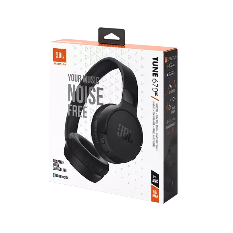 Наушники JBL Tune 670 NC Чёрный