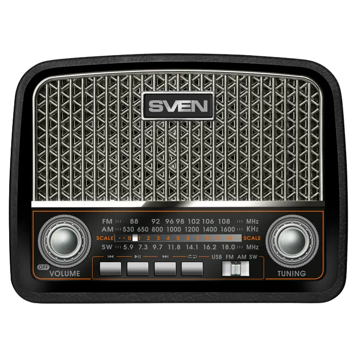 Портативное радио SVEN SRP-555 Чёрный